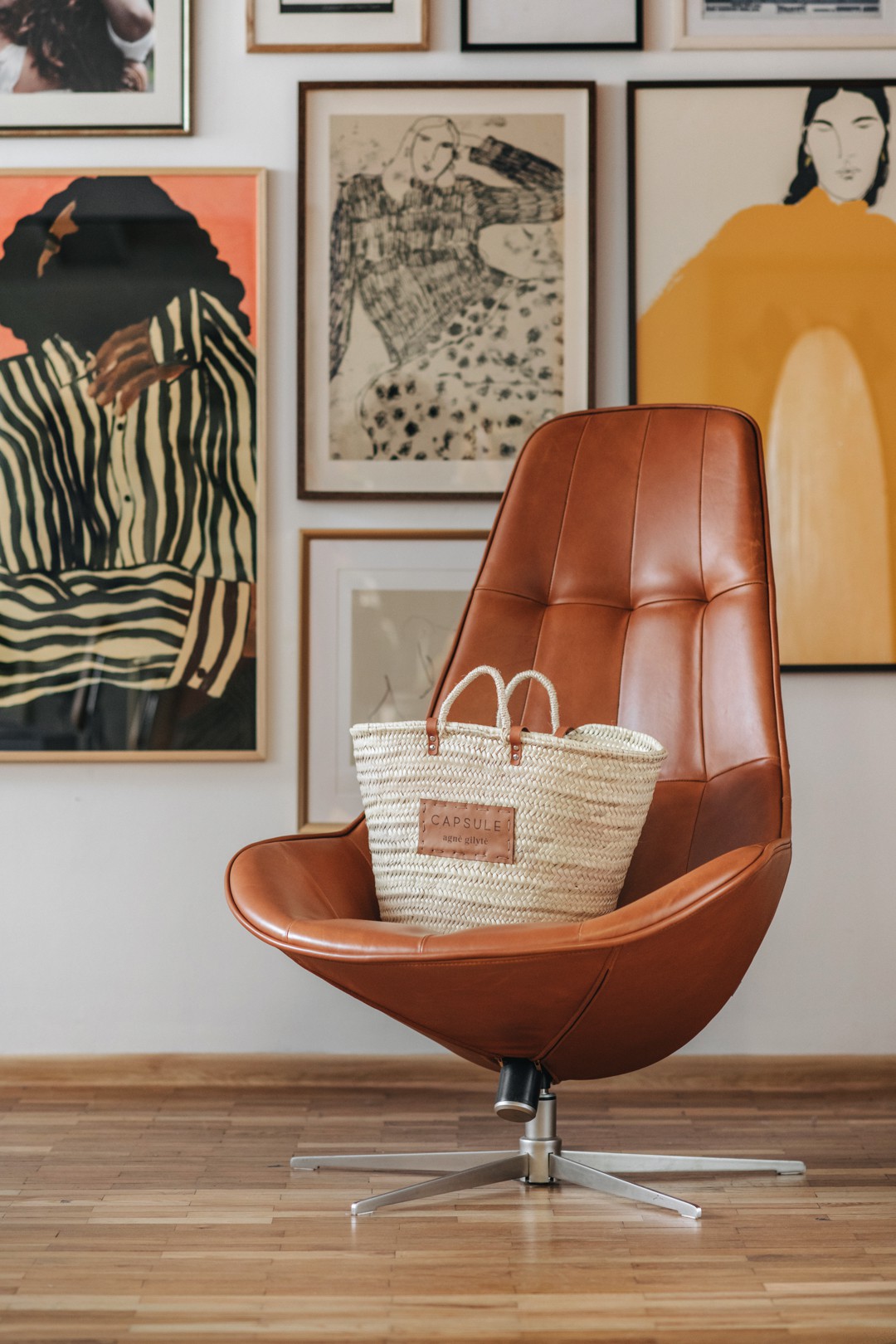 Raffia tote bag 'MALLORCA'