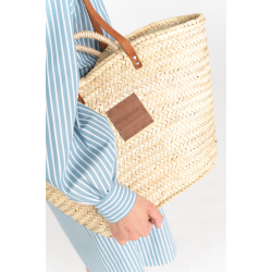 Raffia tote bag 'MENORCA'