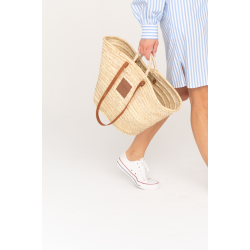 Raffia tote bag 'MENORCA'