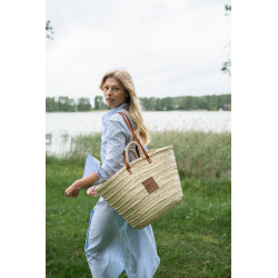 Raffia tote bag 'MENORCA'
