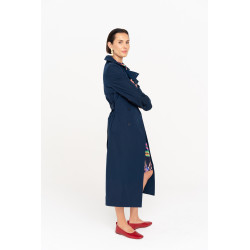 Water repellent fabric trenchcoat 'GLASGOW'