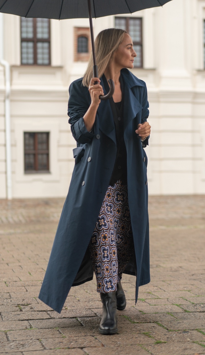 Water repellent fabric trenchcoat 'GLASGOW' - Look #3