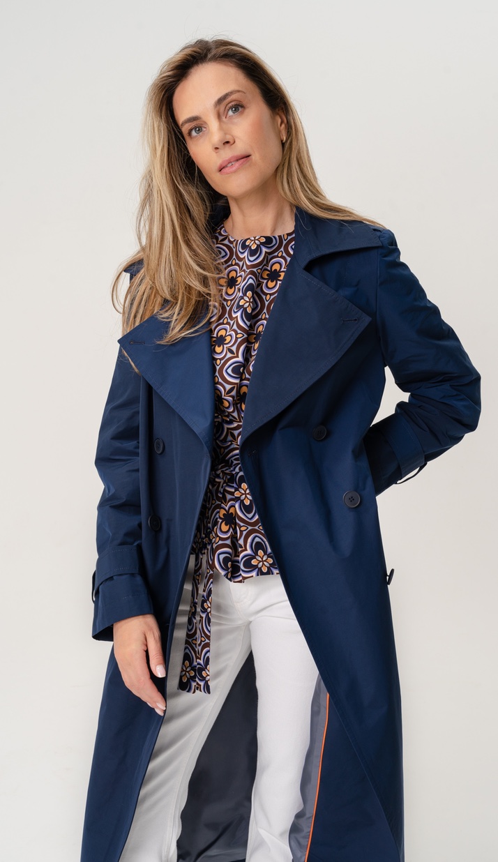 Water repellent fabric trenchcoat 'GLASGOW' - Look #4