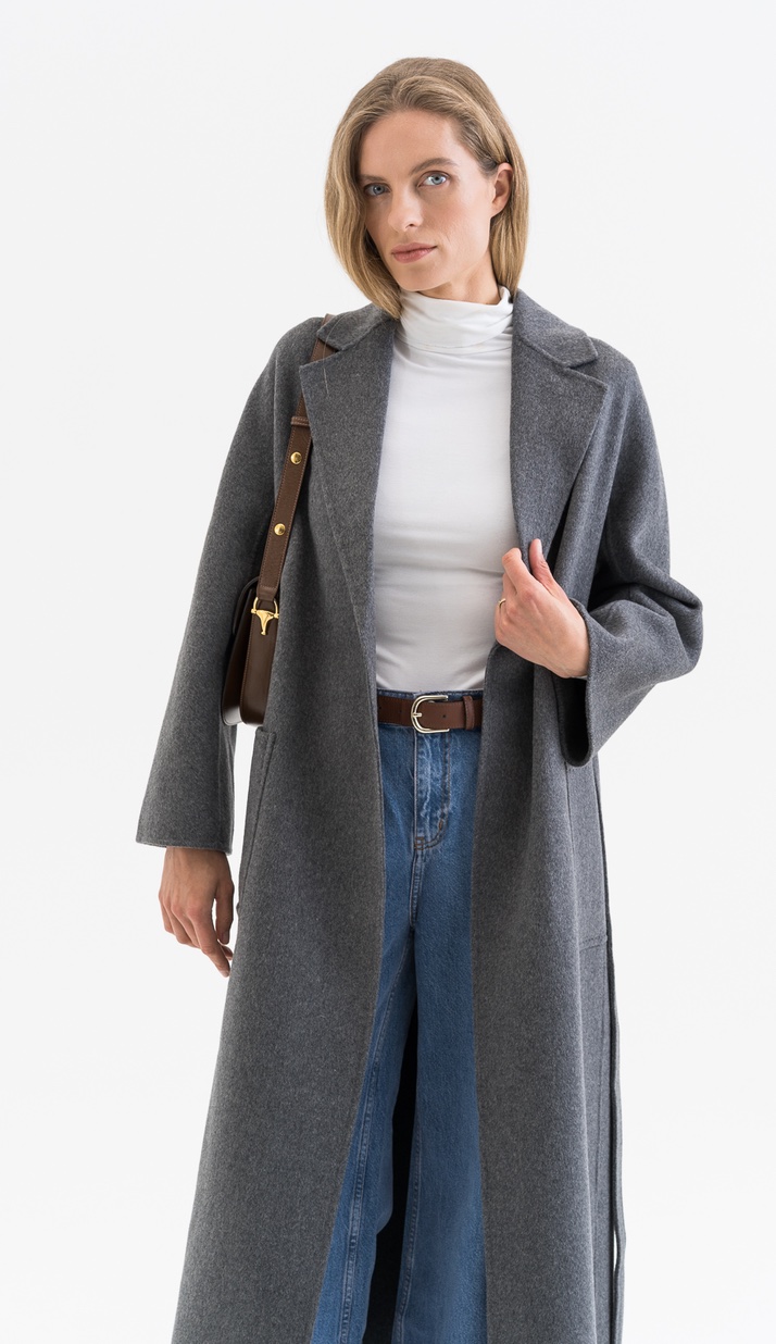 Wool coat 'STOKHOLM' - Look #1