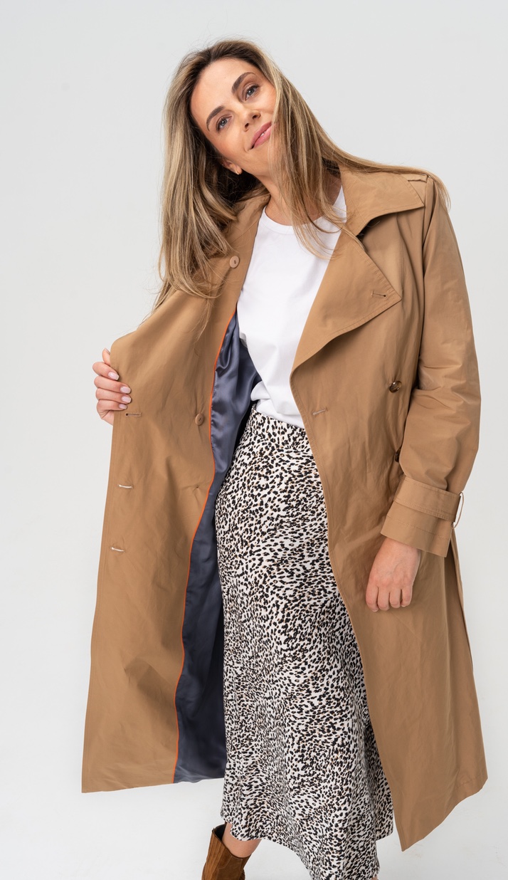 Water repellent fabric trenchcoat 'GLASGOW' - Look #5