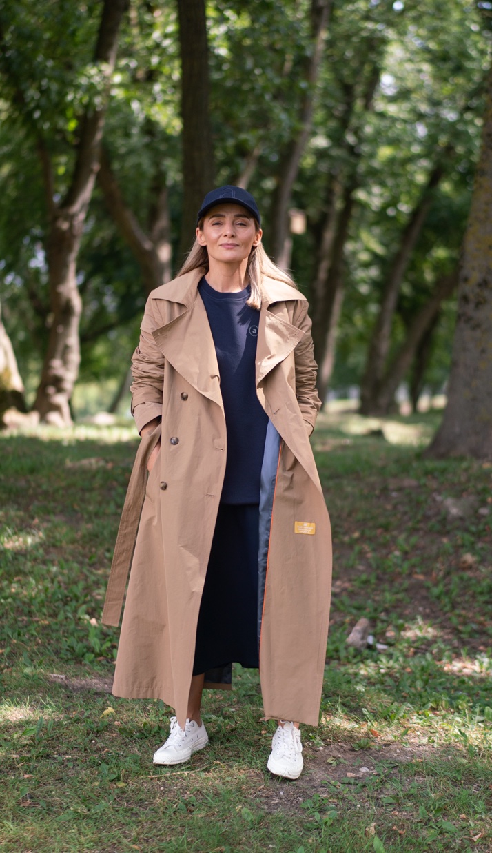 Water repellent fabric trenchcoat 'GLASGOW' - Look #3